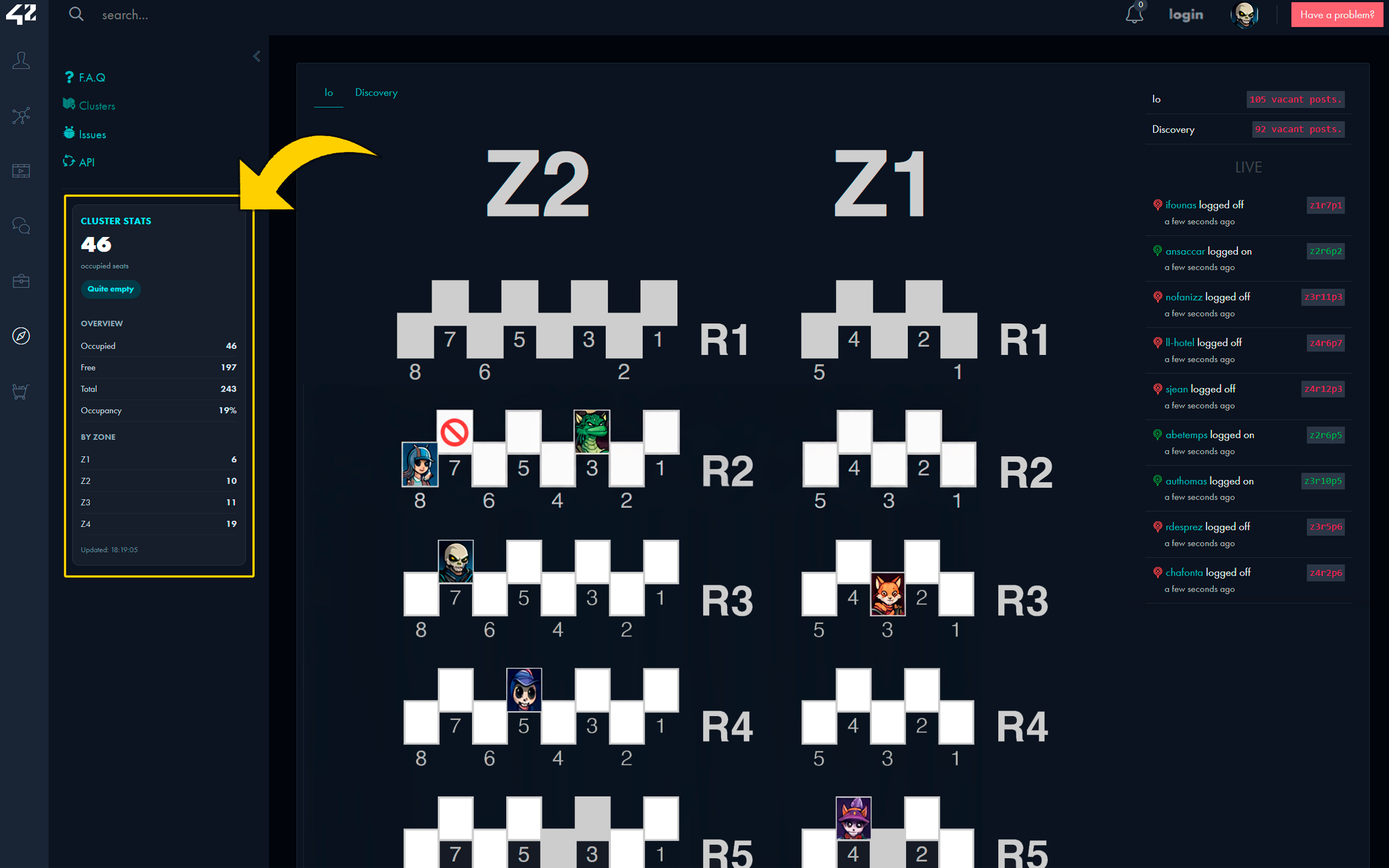 42 Cluster Stats Demo